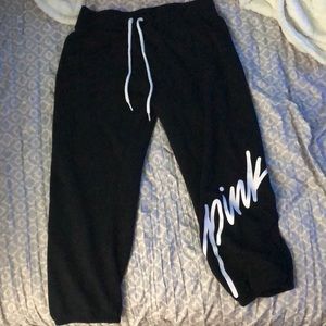 VS PINK cropped sweatpants